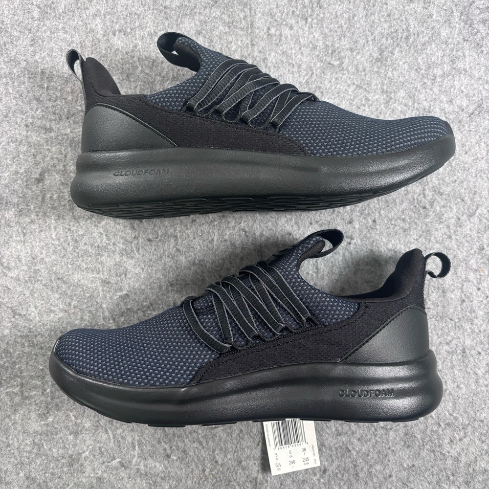 adidas Lite Racer Adapt 7.0 Kids Black Slip On Sneakers Size 5.5Y IE6382 New - Picture 7 of 9
